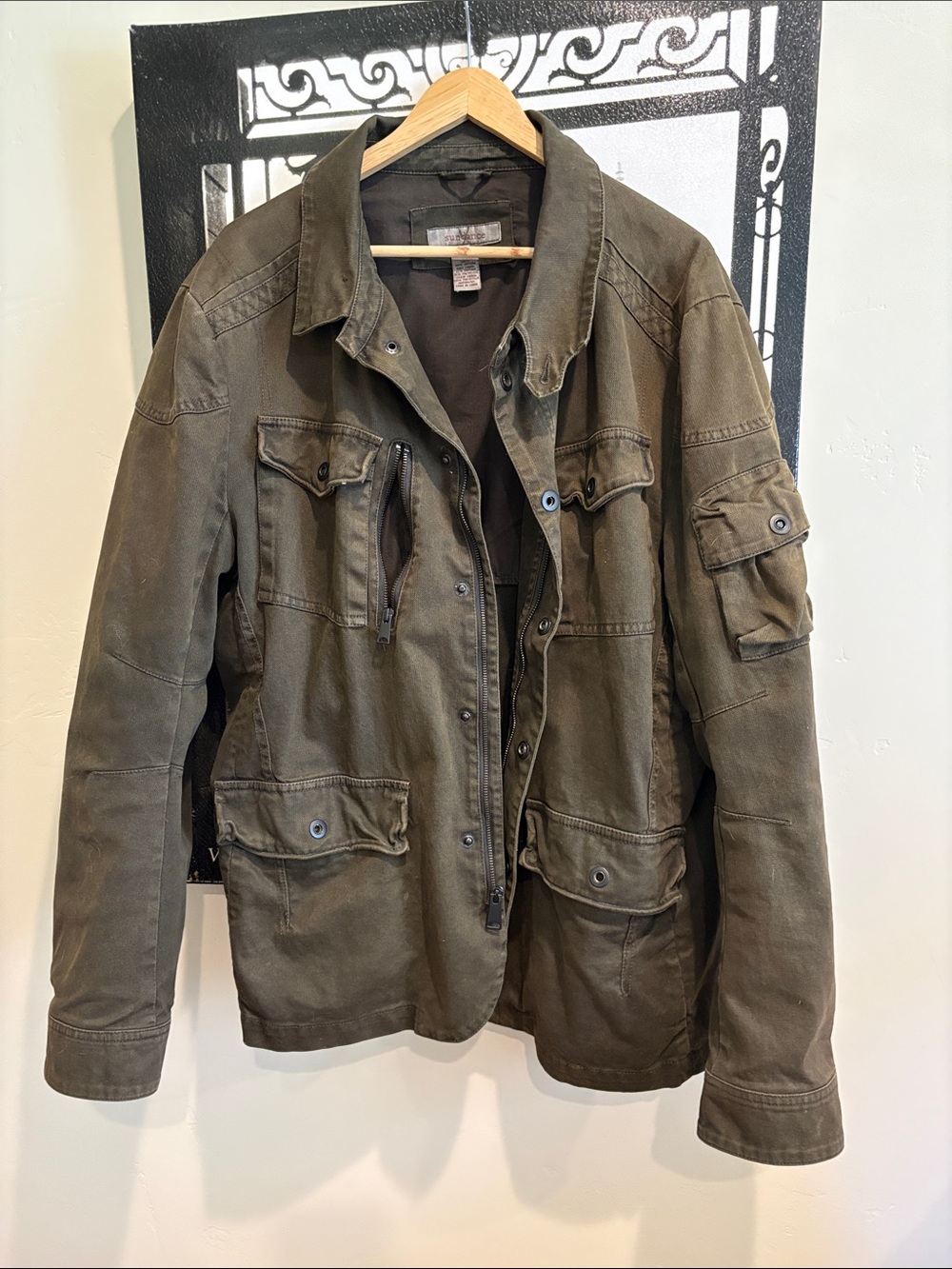 Sundance vintage canvas barn coat XL